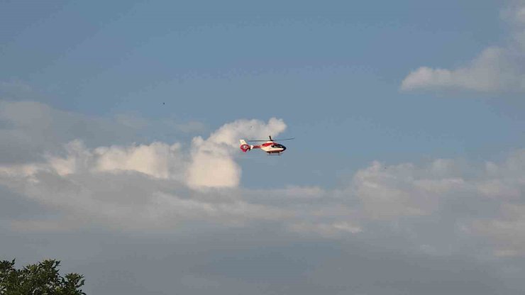 Hamile kadın ambulans helikopter ile Van’a getirildi