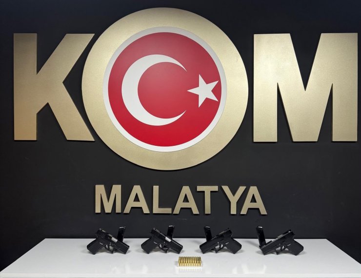 Malatya’da KOM’dan ruhsatsız silah operasyonu: 7 gözaltı