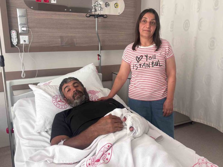 Ayı saldırısından yaralı kurtulan çiftçi yaşadıklarını anlattı: "Kürek olmasaydı sonum ne olurdu bilemedim"