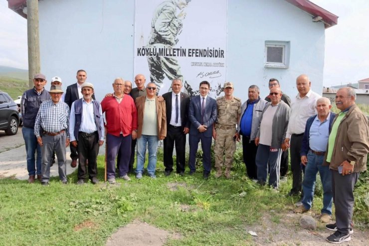 Çıldır Kaymakamı Sakızcı köylerde