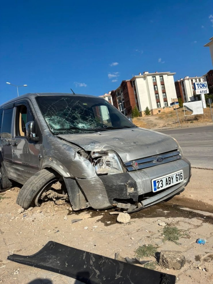 Elazığ’da trafik kazası: 1 yaralı