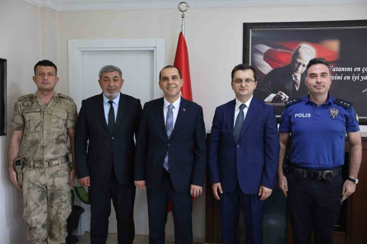 Vali Taşolar’dan Karakoyunlu kaymakamı Kayaş’a hayırlı olsun ziyareti