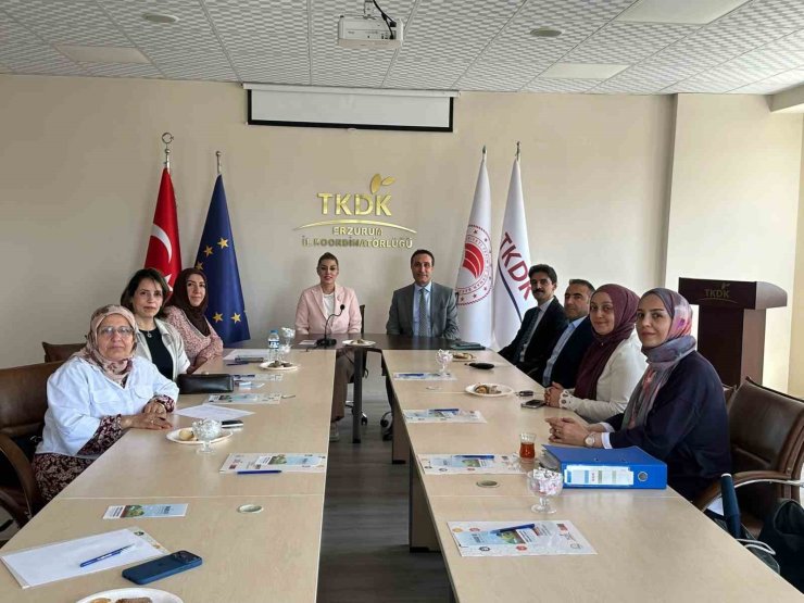 TOBB Erzurum Kadın Girişimciler Kurulu ağustos ayı toplantısını TKDK’da yaptı