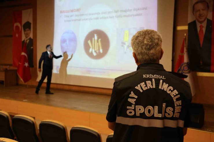 Elazığ emniyetinden itfaiye ve sağlık personeline adli delil eğitimi