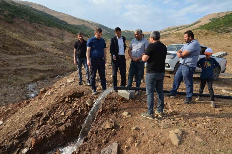 Kaymakam Demirer, köylerde yürütülen çalışmaları inceledi