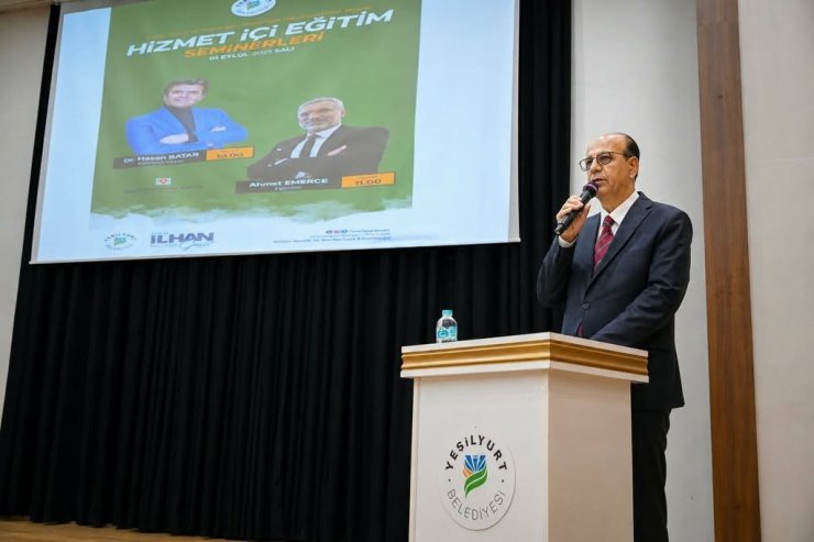 Yeşilyurt Belediyesi’nden eğitimcilere yeni dönem öncesi hizmet içi eğitim