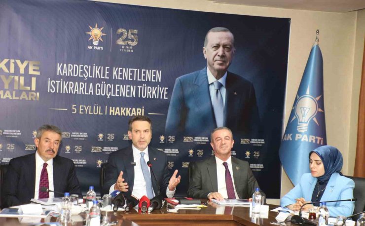Bakan Bayraktar: "Hakkari madencilikte merkez olacak"