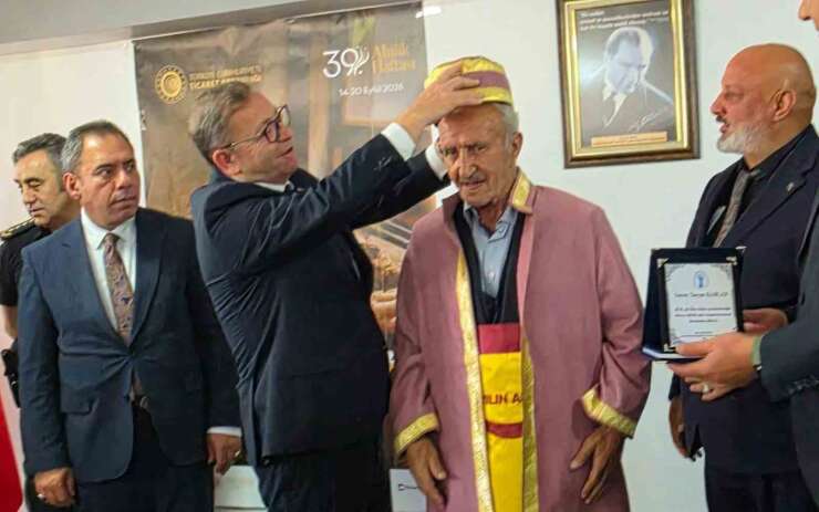 Kars’ta Ahilik Haftası coşkusu: Yılın Ahisi Tayyar Kaplan’a şed bağlandı