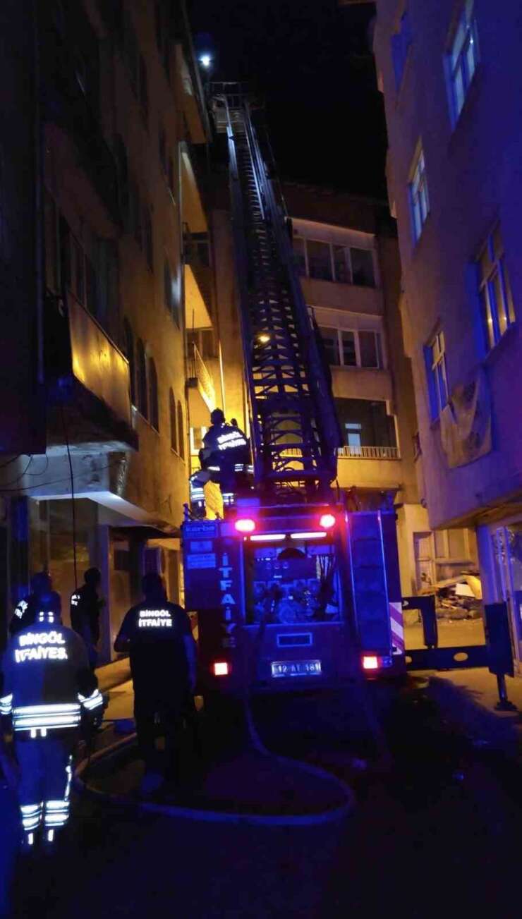 Bingöl’de baca yangını büyümeden söndürüldü