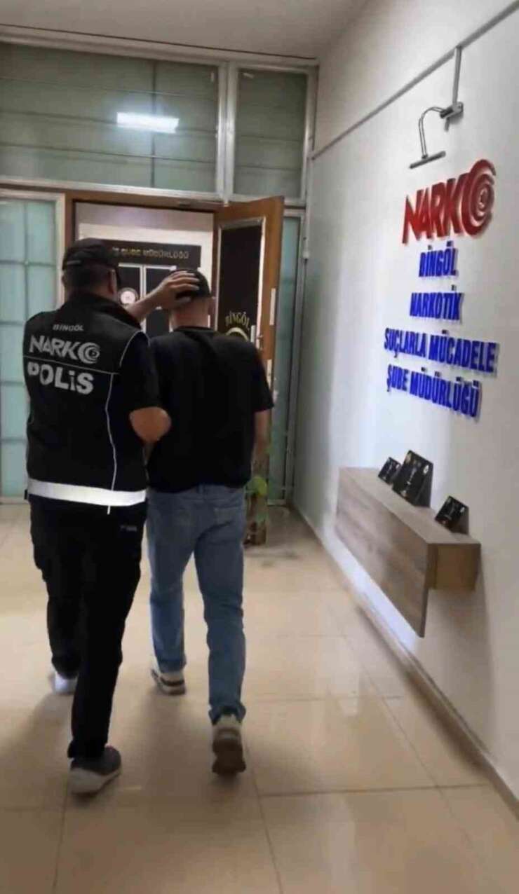 Bingöl’de uyuşturucu operasyonu: 1 şüpheli tutuklandı