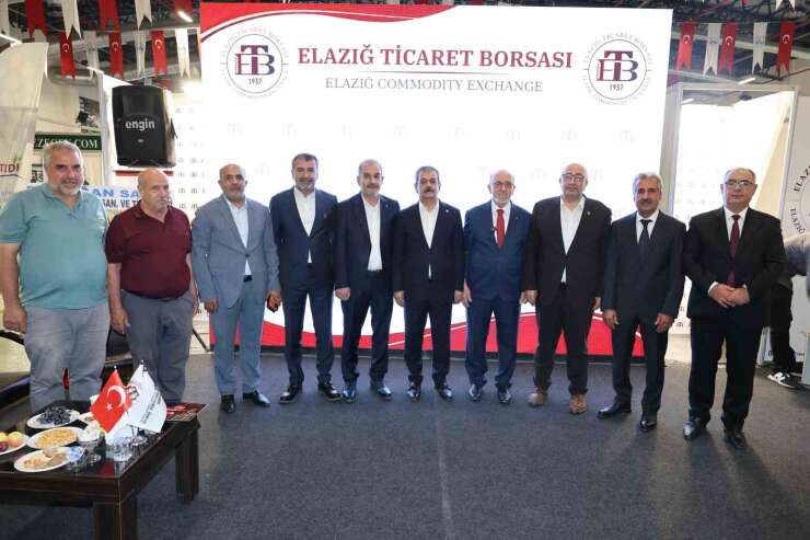 Elazığ Ticaret Borsası standına fuarda yoğun ilgi