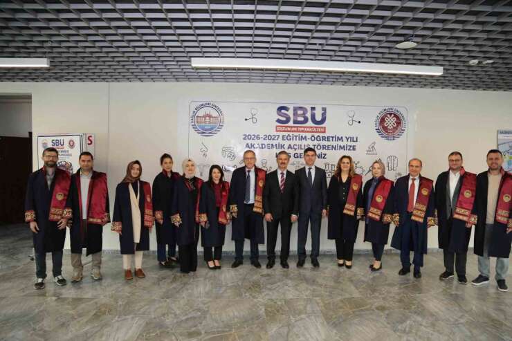 SBÜ Erzurum tıp fakültesinde akademik yıl açılışı gerçekleştirildi