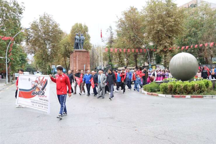Amatör Spor Haftası Malatya’da yürüyüşle başladı