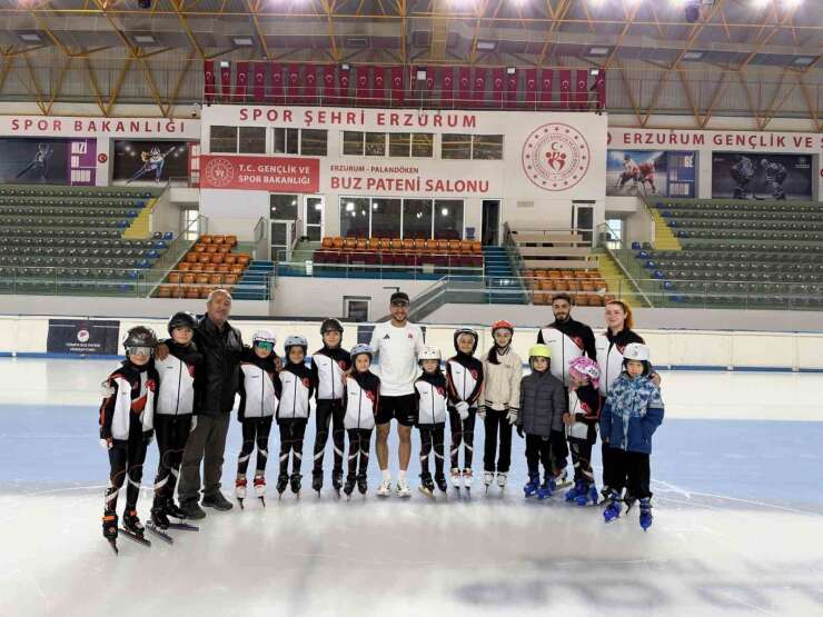 Olimpik Sporcu Furkan Akar, geleceğin sürat patencilerine ilham oluyor