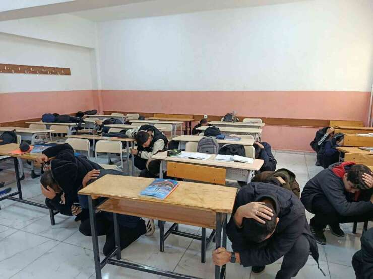 Elazığ’da öğrencilere afet farkındalık eğitimi