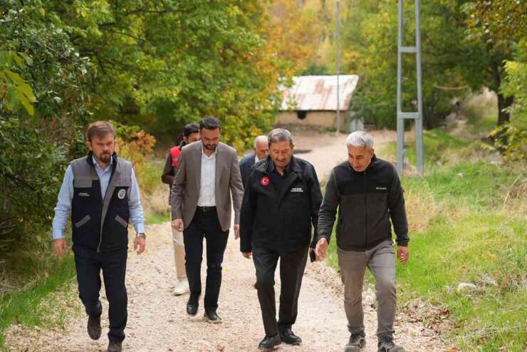 Darende’de asfalt çalışmaları için inceleme yapıldı