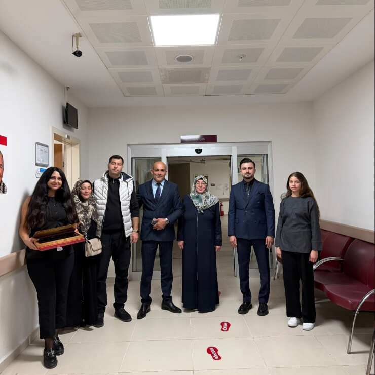 Tercan Devlet Hastanesi’nde hastalar ziyaret edildi