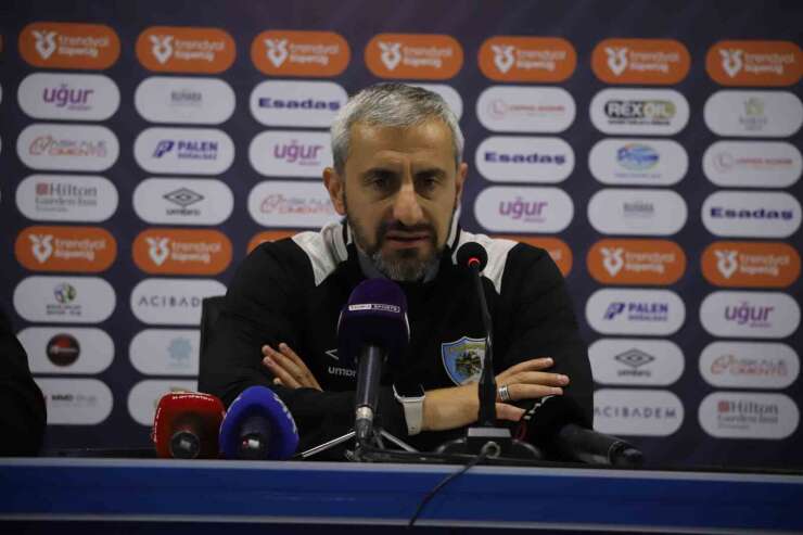 Serkan Özbalta: "Devre arası bazı şeyleri değiştirmemiz gerekiyordu"